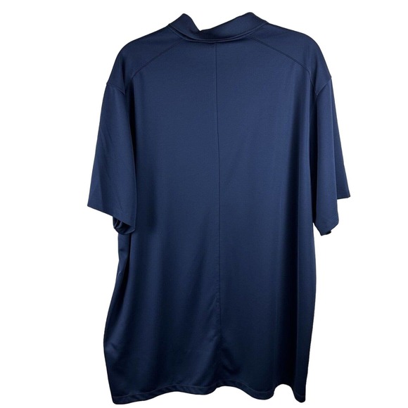 Nike Golf Polo Mens Sz XXL Dri Fit NYS Navy Performance Wear Short Sleeve Shirt - Picture 7 of 12